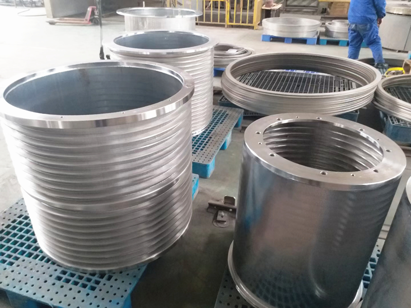 Wedge wire rotary drum screen to Russia