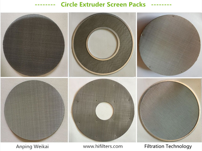 Circle Extruder Screen Pack