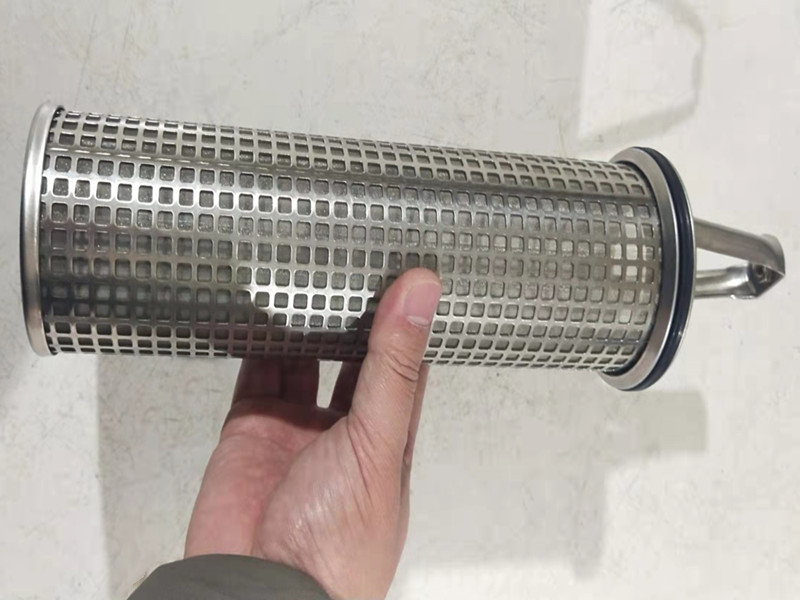 Perforated Filter Basket Used for Coarse Filtration of Fluids