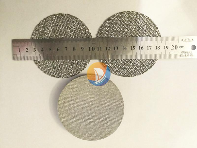 Sintered Mesh Filter Discs