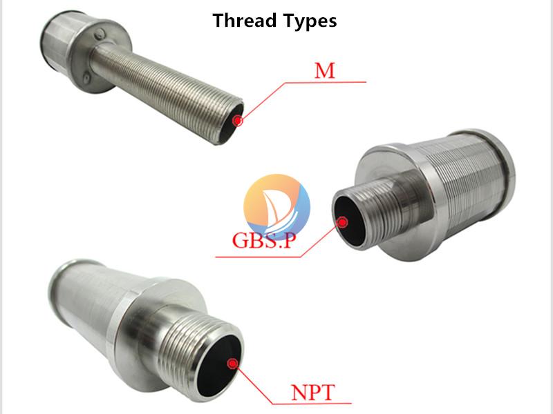 Wedge Wire Filter Nozzle